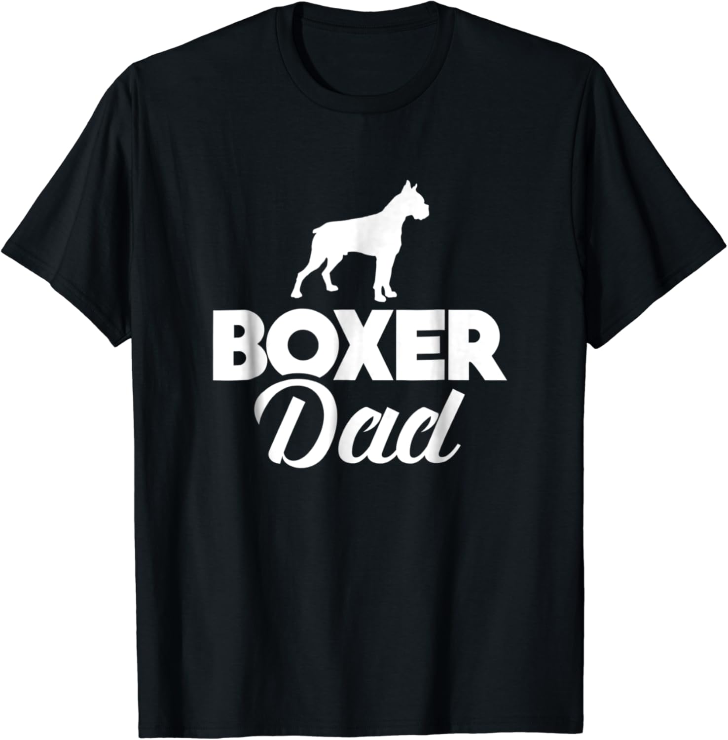 Mens Boxer Dad Boxer Dog TShirt Clothing